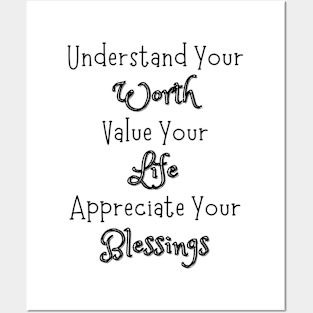 Understand Your Worth Posters and Art